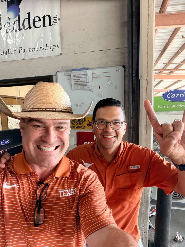 Chris Anthony and team at the Carrier supply house
